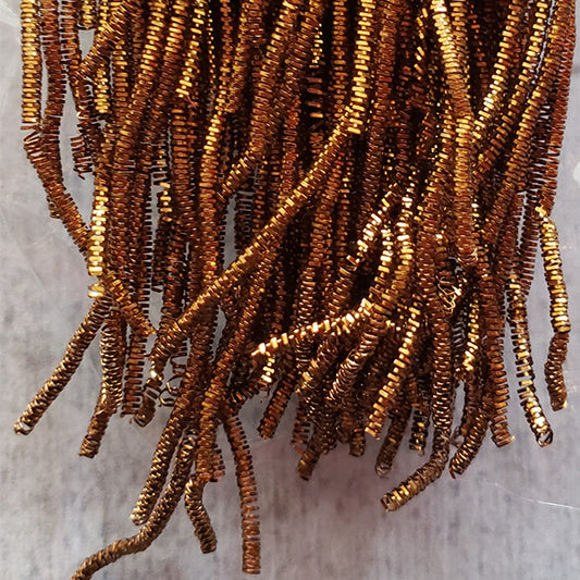 Materiales para bordar: Alambre francés color bronce