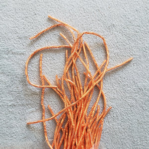 Materiales para bordar: Alambre francés para bordado color naranja claro 