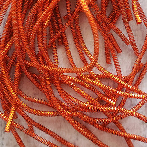 Materiales para bordar: Alambre francés para bordado goldwork color anaranjado