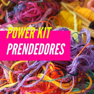 Kit de bordado para confeccionar un prendedor o broche